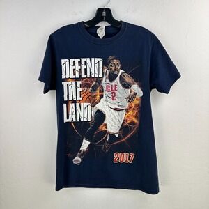 Kyrie Irving #2 Tshirt Mens Small Blue Cleveland‎ Cavaliers Basketball NBA Y2K